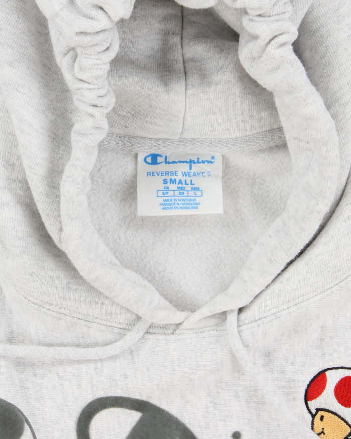 Vintage Champion Reverse Weave Toad Embroidered Hoodie - S