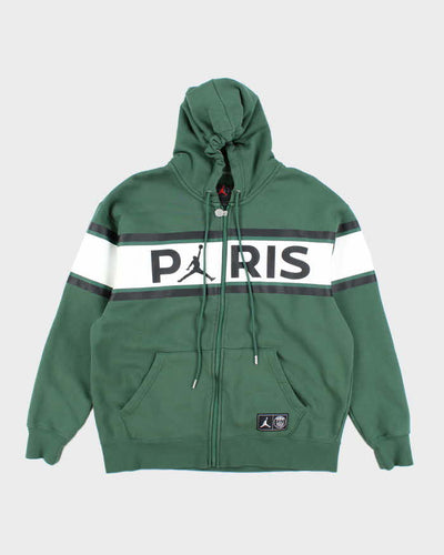 Jordan x Paris Saint-Germain F.C. Spell Out Zip Up Hoodie - XL