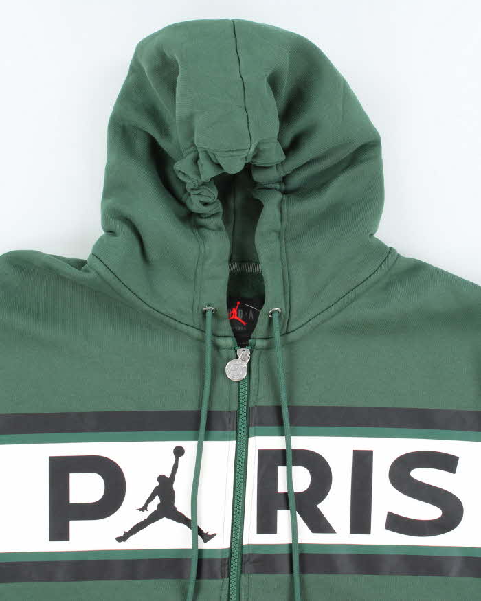 Jordan x Paris Saint-Germain F.C. Spell Out Zip Up Hoodie - XL