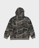 Vintage Y2K Fox Racing Camouflage Hoodie - L