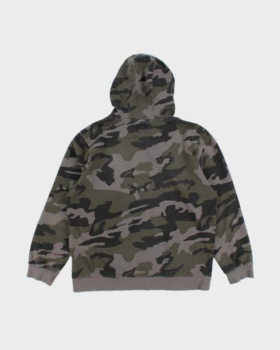 Vintage Y2K Fox Racing Camouflage Hoodie - L