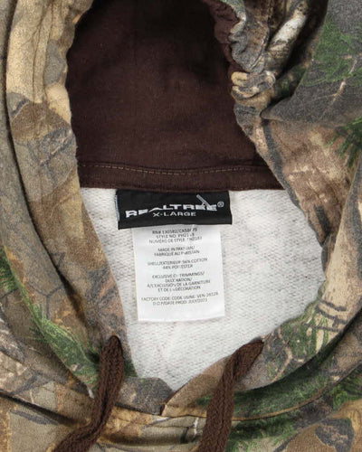 Vintage Y2K Real Tree Camouflage Hoodie - XL
