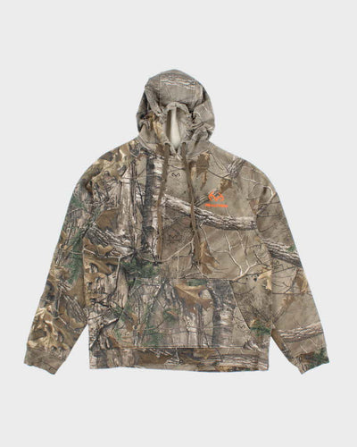 Vintage Y2K Real Tree Camouflage Hoodie - M