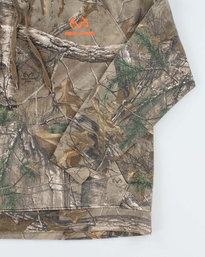 Vintage Y2K Real Tree Camouflage Hoodie - M