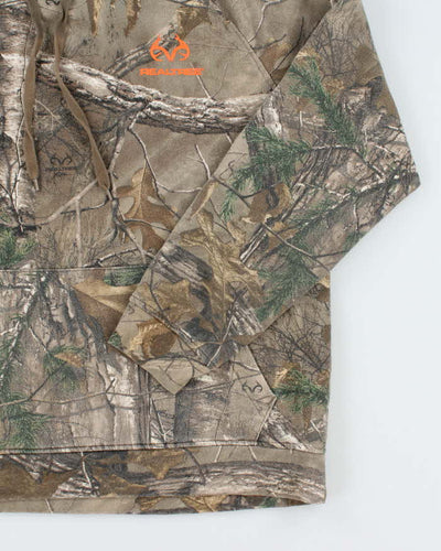 Vintage Y2K Real Tree Camouflage Hoodie - M