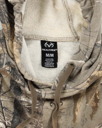 Vintage Y2K Real Tree Camouflage Hoodie - M