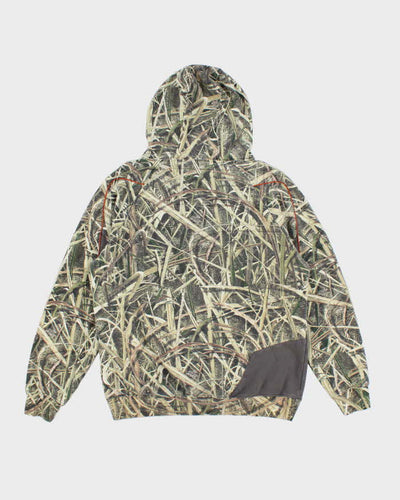 Vintage Y2K Cabela's Camouflage Embroidered Hoodie - M