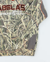 Vintage Y2K Cabela's Camouflage Embroidered Hoodie - M