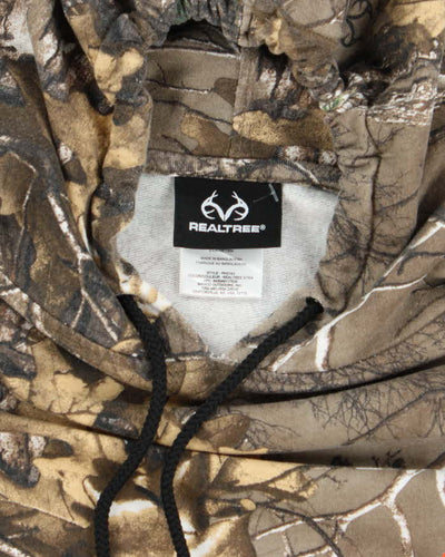 Vintage 2000's Real Tree Camouflage Oversized Hoodie - XL