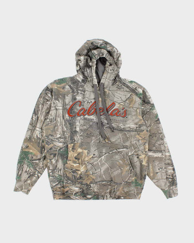Vintage 2000's Cabela's Embroidered Camouflage Hoodie - M