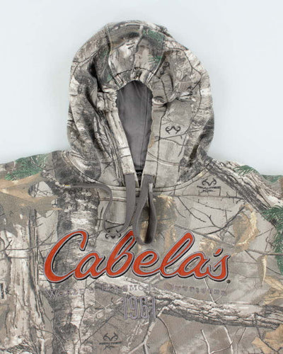 Vintage 2000's Cabela's Embroidered Camouflage Hoodie - M