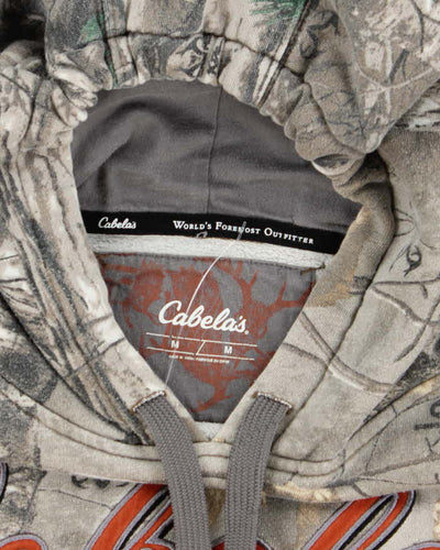 Vintage 2000's Cabela's Embroidered Camouflage Hoodie - M
