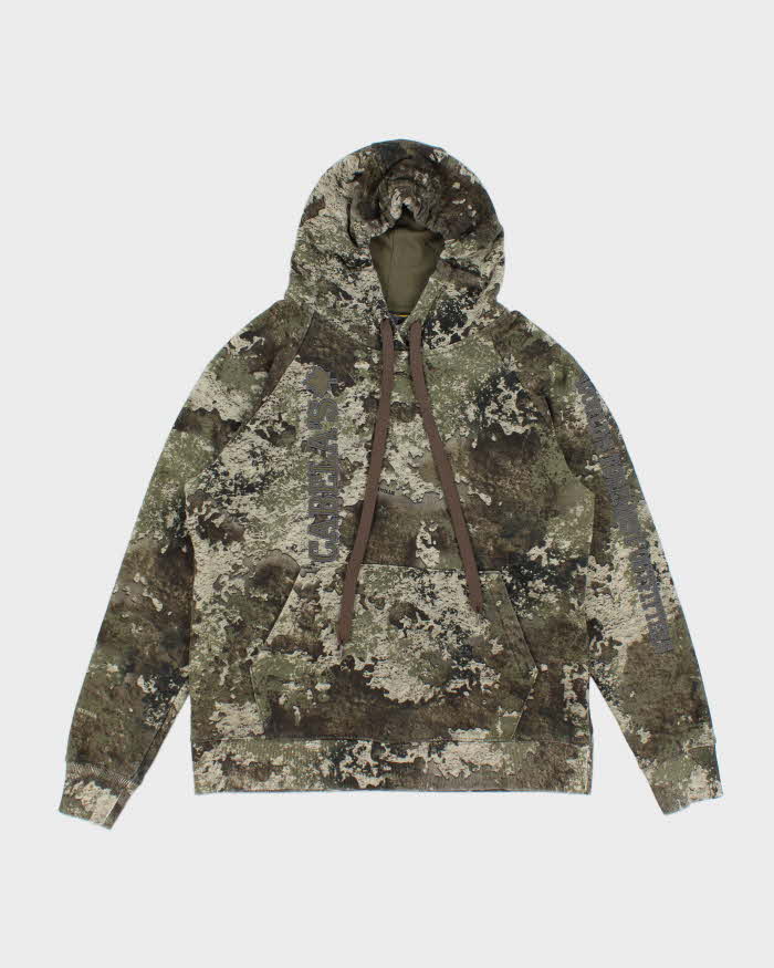 Vintage Y2K Cabela's Embroidered Digital Camo Hoodie - M