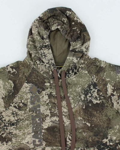 Vintage Y2K Cabela's Embroidered Digital Camo Hoodie - M