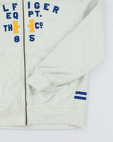 Vintage 2000's Tommy Hilfiger Spell Out Zip Up Hoodie - L