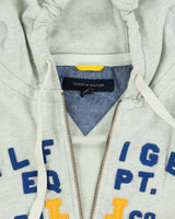 Vintage 2000's Tommy Hilfiger Spell Out Zip Up Hoodie - L