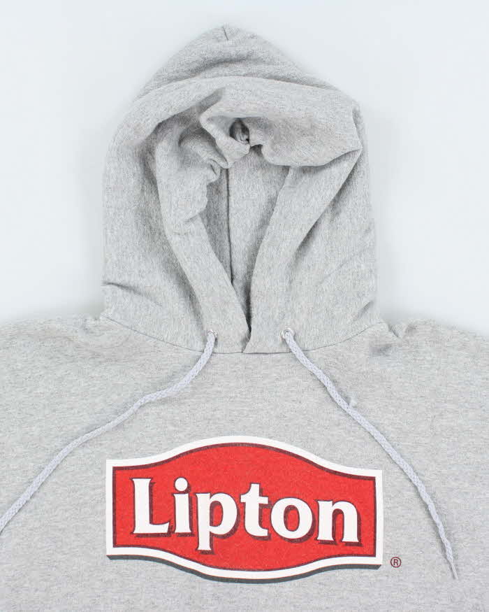 Vintage 90's Lipton Tea Oversized Hoodie - L