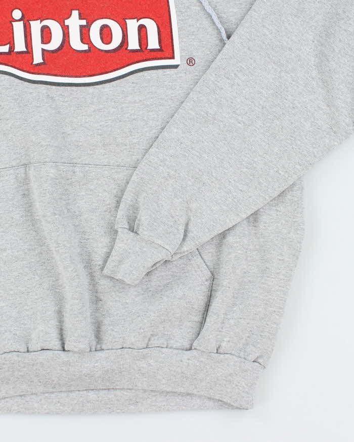 Vintage 90's Lipton Tea Oversized Hoodie - L