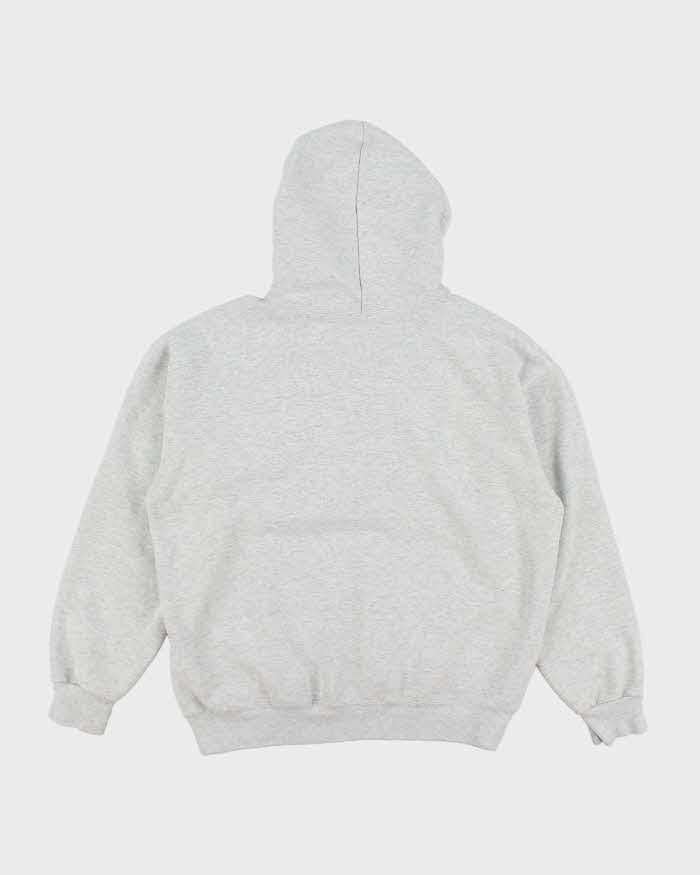 Vintage 90's Hoyas Tartan Print Oversized Hoodie - L