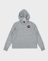 Vintage Y2K Harley Davidson Lightweight Graphic Print Hoodie - L