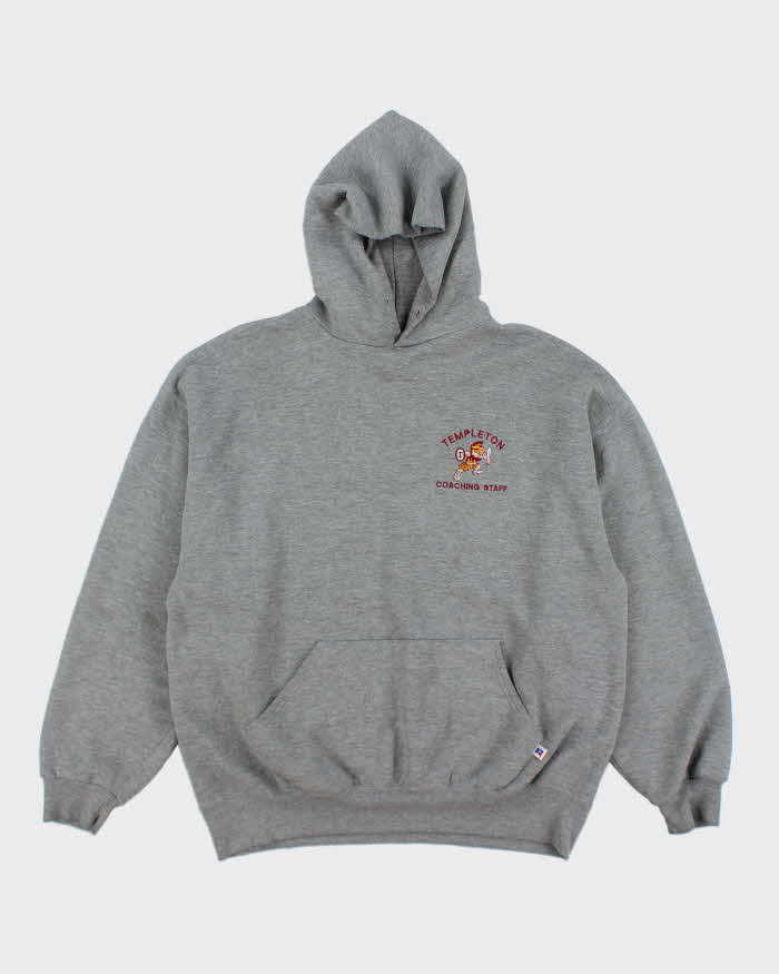 Vintage 2000's Russell Athletic Templeton Embroidered Hoodie - XL