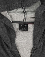 Vintage Y2K Oakley Small Logo Zip Up Hoodie - M