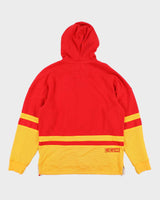 Vintage 2000's CCM Calgary Flames Jersey Style Hoodie - M