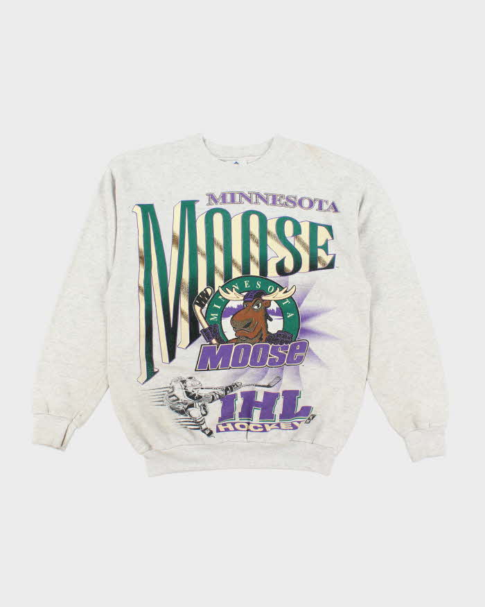 Vintage 90's Minnesota Moose's IHL Sweatshirt - M