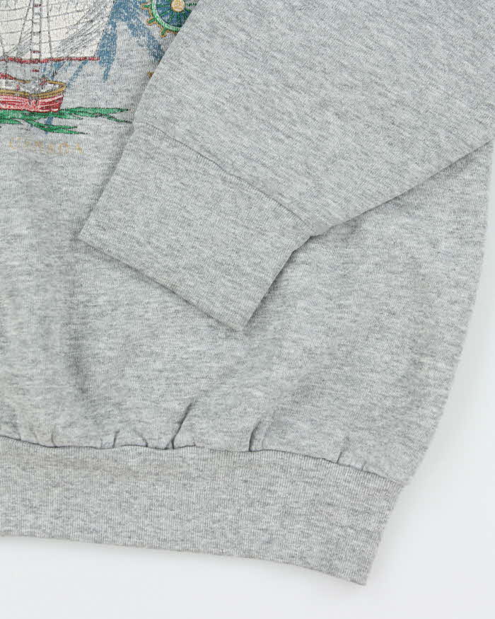 Vintage 90's Vancouver Sail Boat Graphic Sweatshirt - L