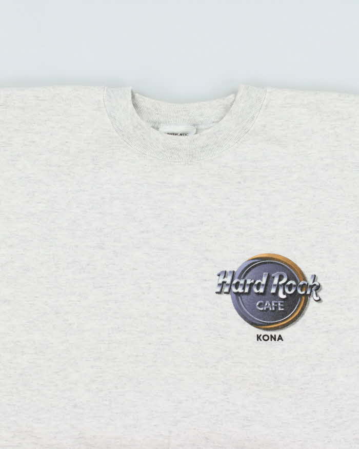 Vintage 90's Hard Rock Cafe Kona Graphic Print Sweatshirt - L