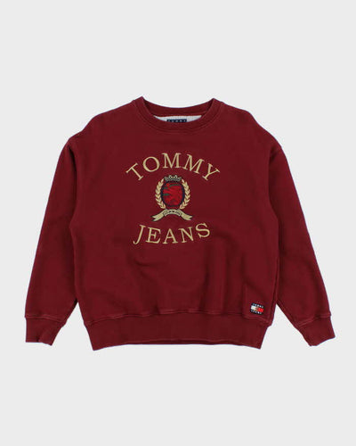 Vintage 90's Tommy Hilfiger Embroidered Sweatshirt - S