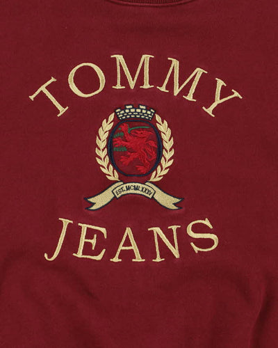 Vintage 90's Tommy Hilfiger Embroidered Sweatshirt - S
