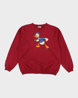 Vintage 90's Disney Donal Duck Graphic Sweatshirt - L