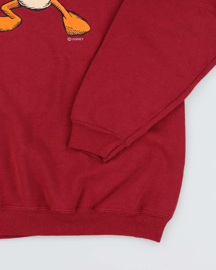 Vintage 90's Disney Donal Duck Graphic Sweatshirt - L