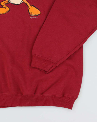 Vintage 90's Disney Donal Duck Graphic Sweatshirt - L