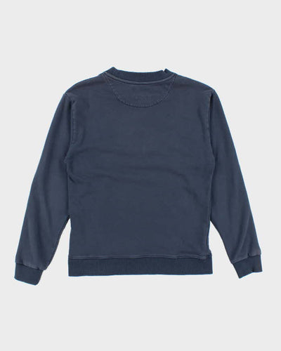 Vintage Y2K Burberry Embroidered Crest Logo Sweatshirt - S