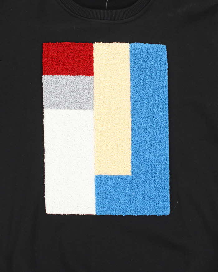 Vintage Y2K Fendi Textured Logo Sweatshirt - XL