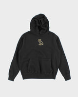 Octobers Very Owns Embroidered Owl Logo Hoodie - M