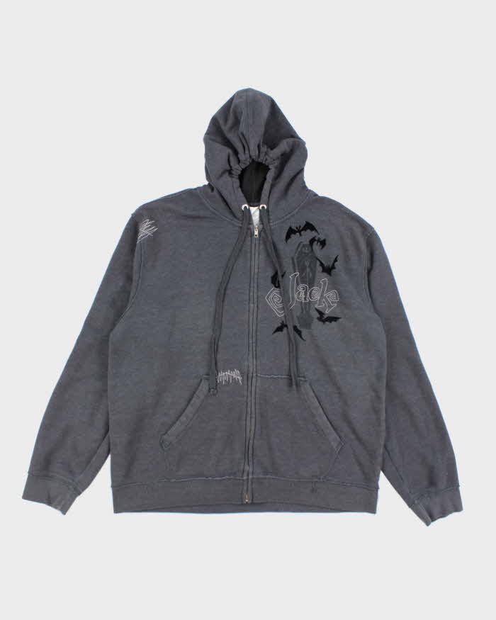 Vintage 2000's Disney Nightmare Before Christmas Zip Up Hoodie - XL