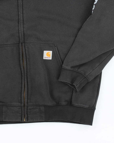 Vintage 2000's Carhartt Heavyweight Zip Up Hoodie - L