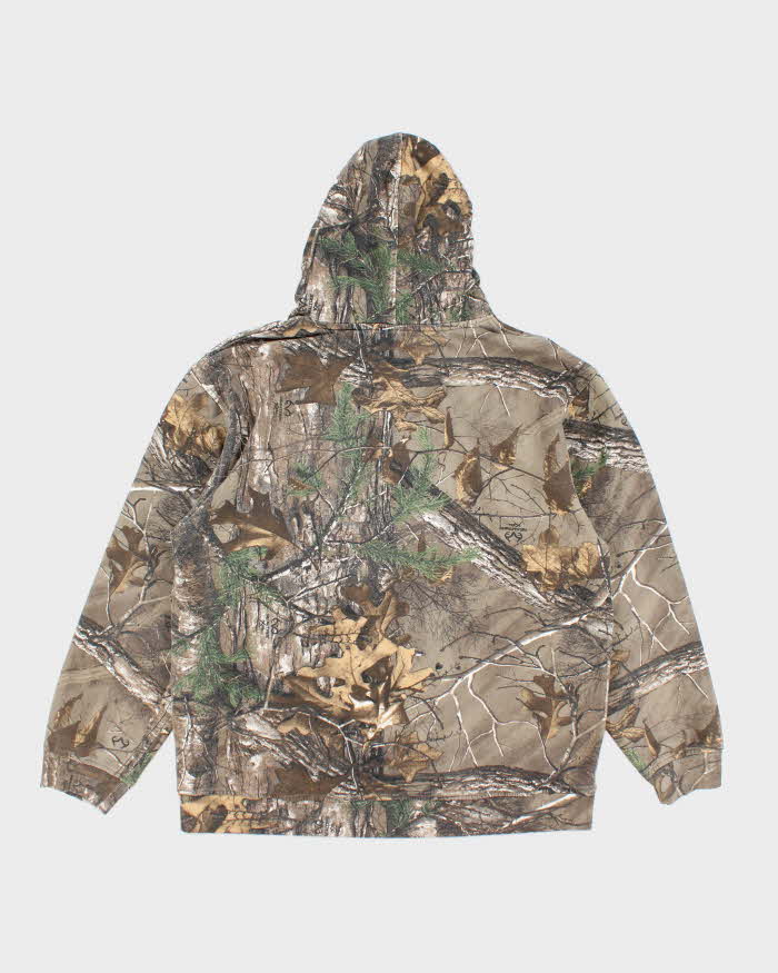 Vintage Y2K Real Tree Camouflage Hoodie - L