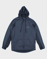 Vintage 2000's Oakley Small Logo Lightweight Zip Up Hoodie - L