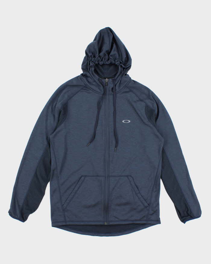 Vintage 2000's Oakley Small Logo Lightweight Zip Up Hoodie - L