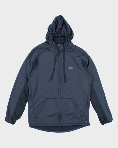 Vintage 2000's Oakley Small Logo Lightweight Zip Up Hoodie - L