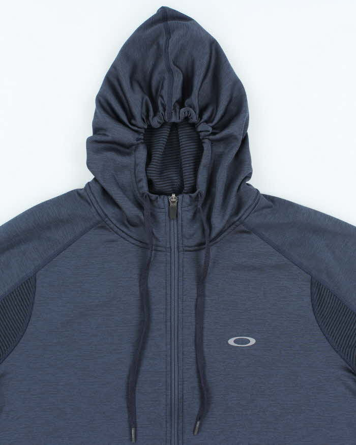 Vintage 2000's Oakley Small Logo Lightweight Zip Up Hoodie - L