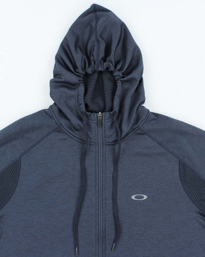 Vintage 2000's Oakley Small Logo Lightweight Zip Up Hoodie - L