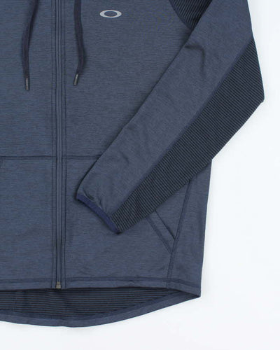 Vintage 2000's Oakley Small Logo Lightweight Zip Up Hoodie - L