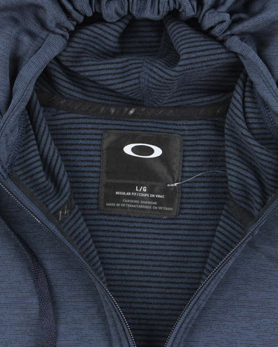 Vintage 2000's Oakley Small Logo Lightweight Zip Up Hoodie - L