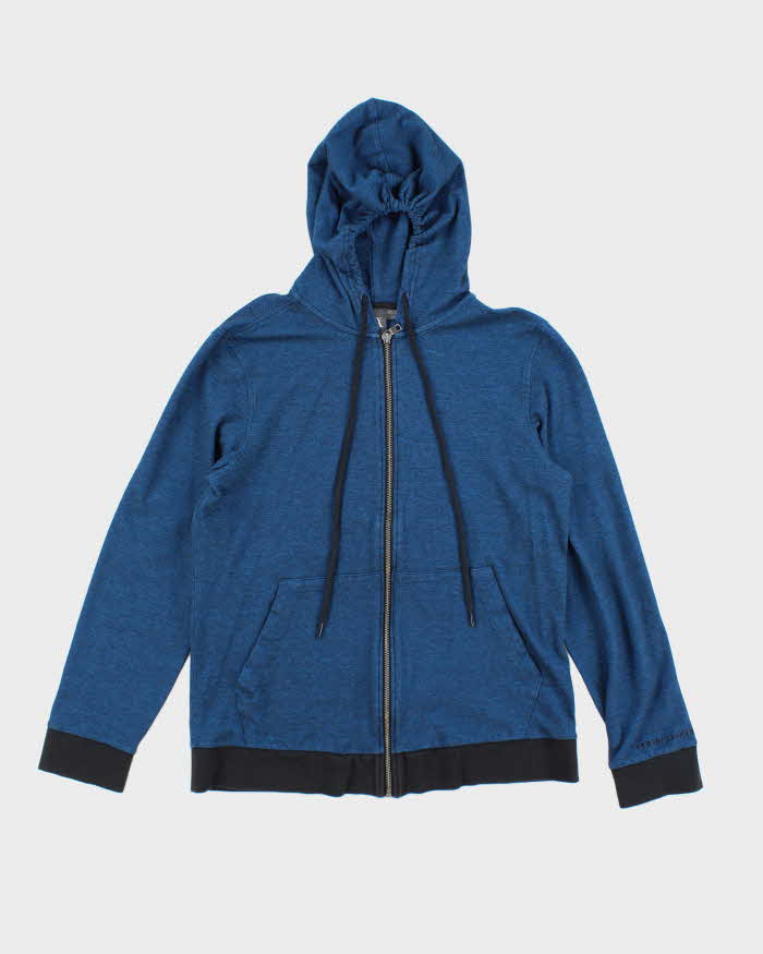 Vintage Y2K Armani Exchange Lightweight Zip Up Hoodie - L