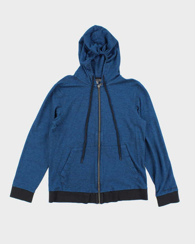 Vintage Y2K Armani Exchange Lightweight Zip Up Hoodie - L